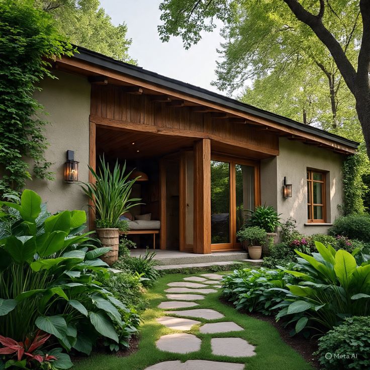 🏡 خانه باغ کوچک؛ آرامش در دل طبیعت با طراحی هوشمند و کمهزینه